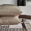Completo letto - TODAY - JAVA - 2 persone - 240x220 cm - Cotone - Stampa Londra - Beige