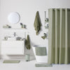 Tenda da doccia a nido d'ape - Verde - Poliestere - 180 x 200 cm - 12 ganci - UTILITY - TODAY