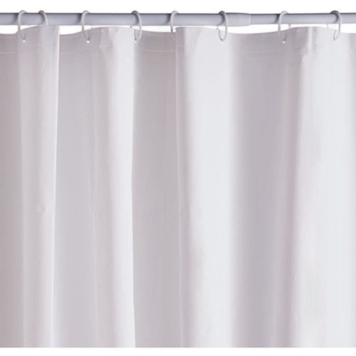 Tenda da doccia a nido d'ape - Bianca - PEVA - 180 x 200 cm - 12 ganci - UTILITY - TODAY