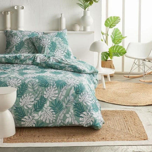 Completo letto - TODAY Crazy - Stampa Jungle - 2 persone - 220 x 240 cm - Blu