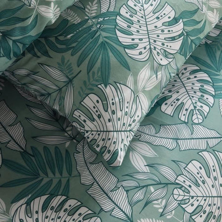 Completo letto - TODAY Crazy - Stampa Jungle - 2 persone - 220 x 240 cm - Blu
