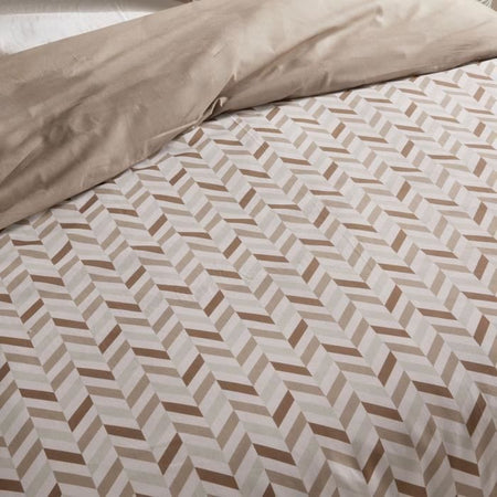 Completo letto - TODAY Crazy - Stampa grafica - 2 persone - 220 x 240 cm - Beige