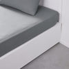 Copertura drappeggio teday essenziale - 140 x 200+30 cm - 2 persone - 100% cotone - acciaio