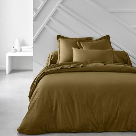 Oggi Essential oggi Charg - 140 x 200+30 cm - 2 persone - 100% una cotone - bronzo
