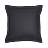 Pillowcase oggi essenziale - 63 x 63+5 cm - 100% une cotone - carbone