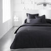 Pillowcase oggi essenziale - 63 x 63+5 cm - 100% une cotone - carbone