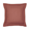 Pillowcase oggi essenziale - 63 x 63+5 cm - 100% di cotone - Terracotta
