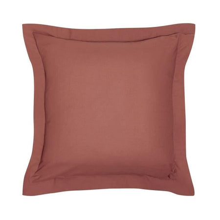 Pillowcase oggi essenziale - 63 x 63+5 cm - 100% di cotone - Terracotta