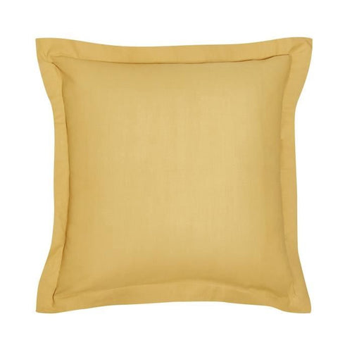 Cuscino cuscino teday essenziale - 63 x 63+5 cm - 100% uni cotone - ocra