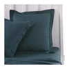 Pillow Pillowcase oggi essenziale - 63 x 63+5 cm - 100% una cotone - pavone