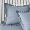 Pillowcase oggi essenziale - 63 x 63+5 cm - 100% uni cotone - denim