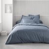 Pillowcase oggi essenziale - 63 x 63+5 cm - 100% uni cotone - denim