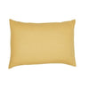 Pillow Pillowcase oggi essenziale - 50 x 70+5 cm - 100% une cotone - ocra