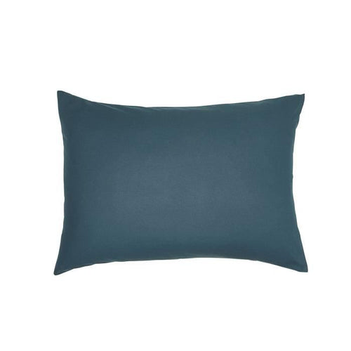 Cuscino cuscino teday essenziale - 50 x 70+5 cm - 100% uni cotone - pavone