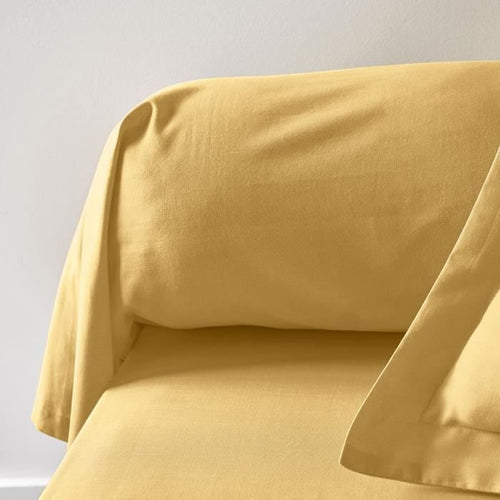 Taie de bocin teday essenziale - 45 x 185 cm - 100% United Cotton - ocra