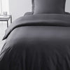 Oggi Copertura Duytte essenziale - 140 x 200 cm - 1 persona - 100% une cotone - carbone