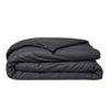 Oggi Copertura Duytte essenziale - 140 x 200 cm - 1 persona - 100% une cotone - carbone