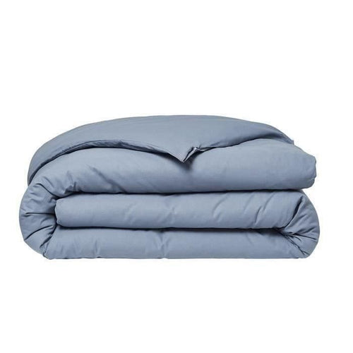 Copertura del piumone oggi essenziale - 140 x 200 cm - 1 persona - 100% cotone - denim