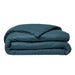 Oggi Copertura Duyt essenziale - 220 x 240 cm - 2 persone - 100% une cotone - pavone