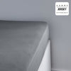 Oggi Essential oggi Chard - 140 x 190+25 cm - 1 persona - 100% di cotone Jersey - acciaio