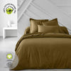 Lenzuolo con angoli - TODAY - 180 x 200 cm + 30 cm - Cotone - Bronzo biologico