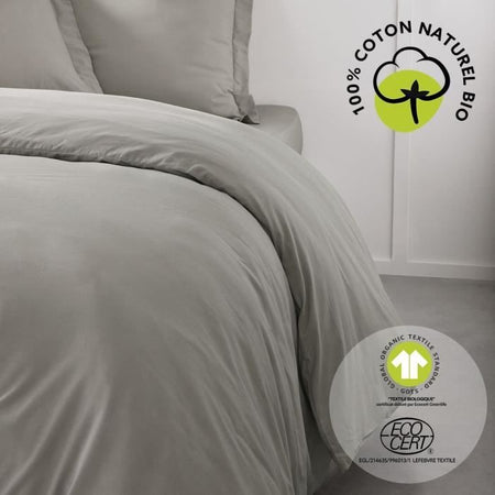 Completo letto - TODAY - 220 x 240 cm - Cotone - Dune Biologico