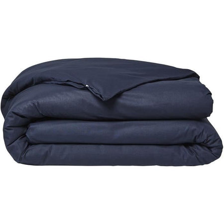Completo letto - TODAY - 220 x 240 cm - 100% cotone - Blu navy biologico - GOTS e Oeko-Tex