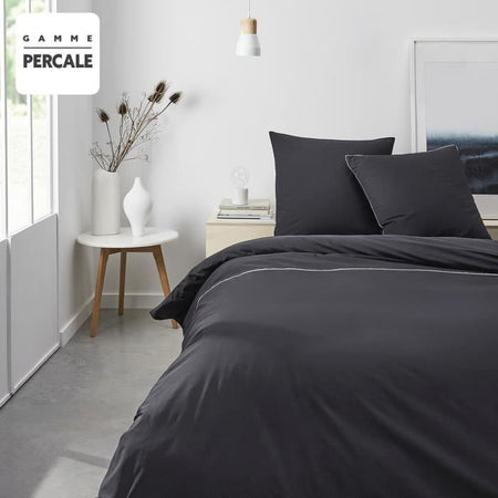 Oggi prestigio oggi Parlamento a letto - 220 x 240 cm - 2 persone - Finitura del pizzo a percento al 100% - Carbone
