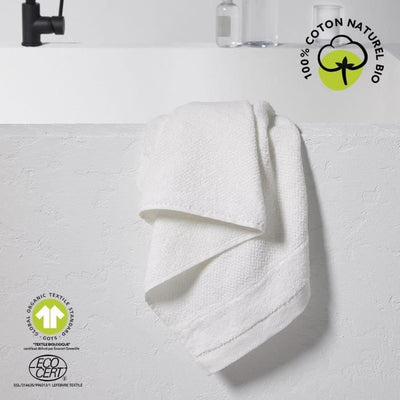 Asciugamano da bagno - TODAY - 50 x 90 cm - 100% cotone biologico - Certificato Oeko-Tex - GOTS