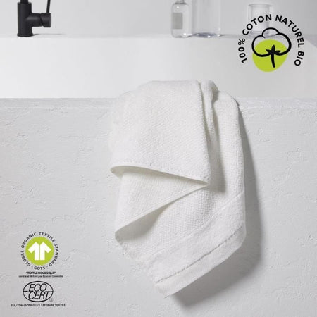 Asciugamano da bagno - TODAY - 50 x 90 cm - 100% cotone biologico - Certificato Oeko-Tex - GOTS