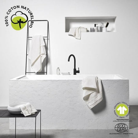 Asciugamano da bagno - TODAY - 70 x 130 cm - Cotone - Gesso biologico