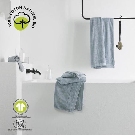 Asciugamano da bagno - TODAY - 70 x 130 cm - Cotone - Acciaio organico
