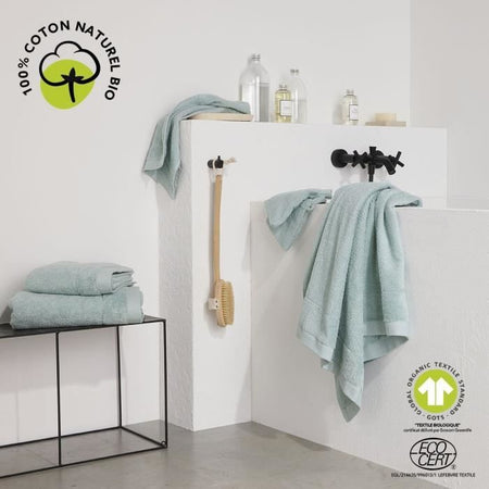 Asciugamano da bagno - TODAY - 70 x 130 cm - Cotone - Celadon biologico