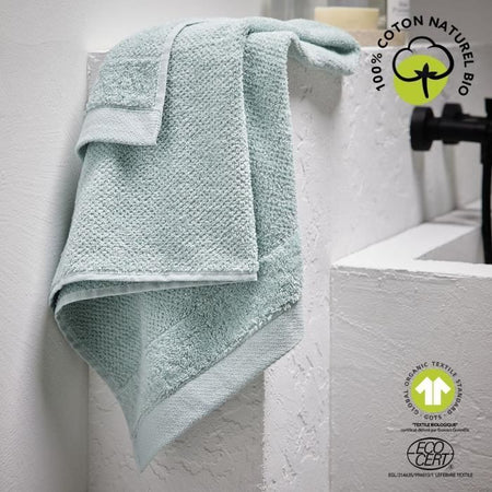 Asciugamano da bagno - TODAY - 70 x 130 cm - Cotone - Celadon biologico