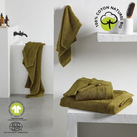 Telo da bagno maxi - TODAY - 90 x 150 cm - Cotone - Bronzo biologico