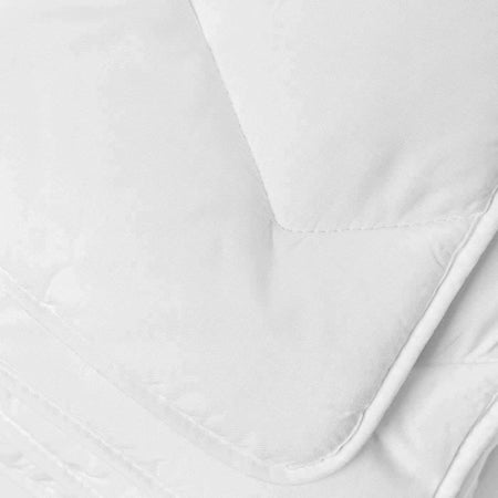 TOISON D'OR - Piumino in bambù temperato (300 g/m) - 220x240 cm - Calore temperato - Viscosa di bambù - 2 persone - Bianco