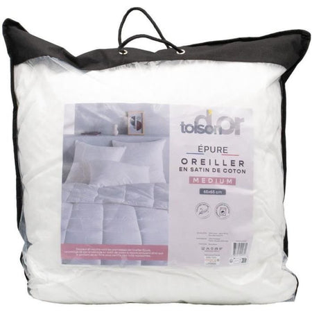 TOISON D'OR - Cuscino - Epure - Comfort medio - 65x65 cm - Bianco