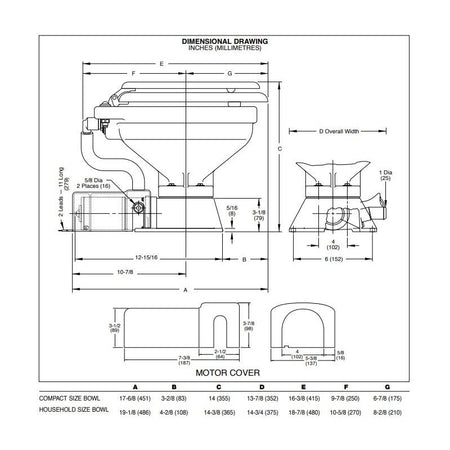 Toilet Standard 12V - 2018