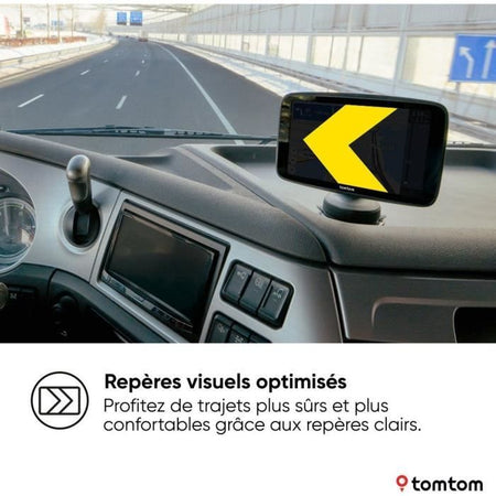 GPS per camion - TOM TOM - GO Expert Plus - Schermo 7 HD - Pacchetto Premium mappe del mondo