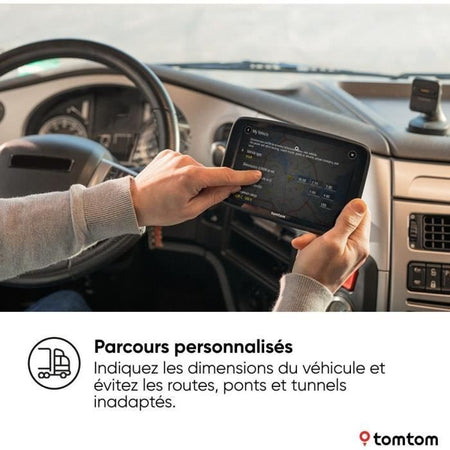 GPS per camion - TOM TOM - GO Expert Plus - Schermo 7 HD - Pacchetto Premium mappe del mondo