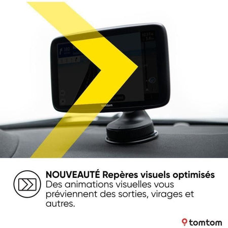 GPS automatico - TOM TOM - GO Superior - schermo HD 6 - Mappe del mondo - Aggiornamento Wi-Fi