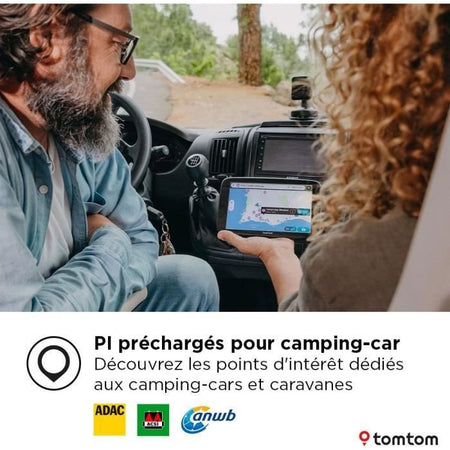 Navigatore GPS - TOM TOM - GO Camper Max 7 - Nuova generazione - 7 - Mappa del mondo