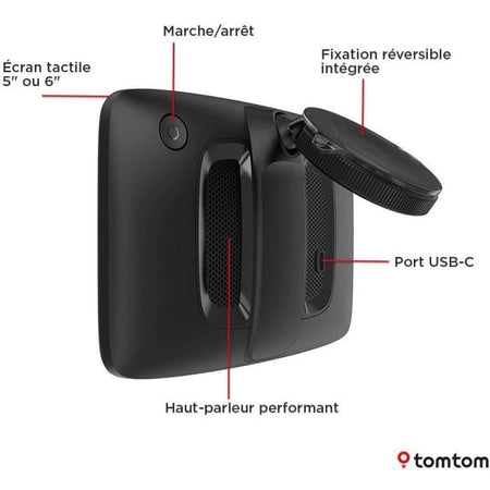 GPS - TOMTOM - GO Professional 6 EU 2a generazione - Mappe Europa, Servizi Pro, Touch Screen