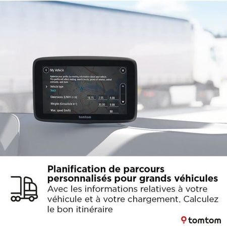 GPS - TOMTOM - GO Professional 6 EU 2a generazione - Mappe Europa, Servizi Pro, Touch Screen