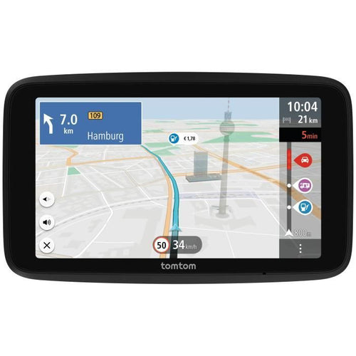 GPS - TOMTOM - GO Camper Tour - Seconda generazione - Per camper e roulotte - Schermo da 6 pollici