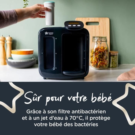 TOMMEE TIPPEE Scaldabiberon - Perfect Prep Day & Night nero