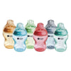 Tommee Tippee - Confezione da 6 biberon Closer to Nature - Tettarella con valvola Anti-Colic - 260ml - Multicolore Fluorescente