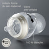 Tommee Tippee - Kit Avanzato per Biberon Anti-Colica - Tettarella con Valvola Anti-Colica a Flusso Lento - 150 e 260 ml - Blu Verde