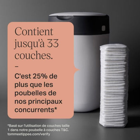 TOMMEE TIPPEE Porta pannolini Twist & Click Bianco FFP