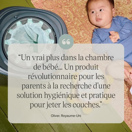 TOMMEE TIPPEE Porta pannolini Twist & Click Bianco FFP